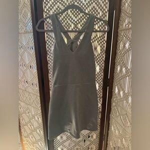 ALO Yoga Heather Gray V-Neck Top